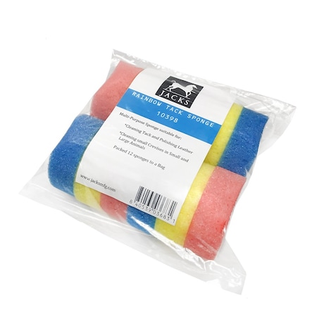 Jacks Rainbow Tack Sponges 10398